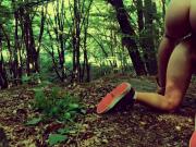 OUTDOOR ANAL IN FOREST WITH DEEP CUM IN FIT ASS