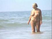 Old couples at nude beach