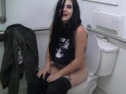 White Gardenia -Allison Pissing...Hot Girl Pissing In Toilet