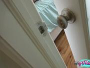 Caught By Step-Dad Using Moms Vibrator!