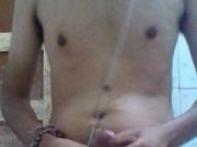 INDIAN MAN MASTURBATING IN BATHROOM