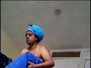 Indian Mom caught in hiddencam