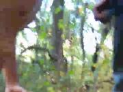 BG Gay Spank Lover Cums In The Woods While Sucking a Gypsy