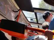 spy bust teens girl in tram romanian