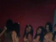 some sexy latinas dancing nude exposing their ass and boobs
