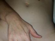 my wife caresses herself in front of me