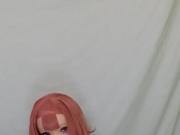 kigurumi pvc suit vibrating