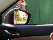 Car, Flashing and big boobs