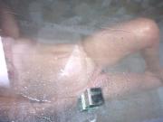 Playing in the shower