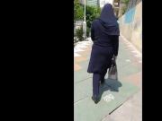 Ass Butt Walking Spy Hijab Muslim Jilbab Turbanli Arab