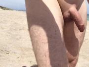 My cock at the nudist beach