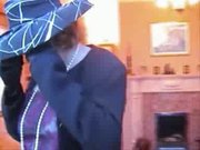 Granny Entertains Herself at Home