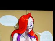 Cum tribute to Jessica Rabbit