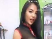 Faii Orapun Wearing Chinese Sexy Lingerie - Thailand Model
