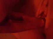 Close up dildo masturbation