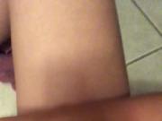 Girlfriend strips & masturbates
