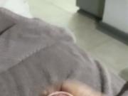 Jerking cock