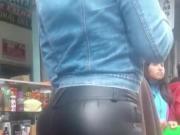 Some Spanish Sexy Big ass leather girl