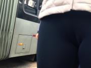 Amazing cameltoe no panty