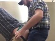 Guys fucking in the toilet