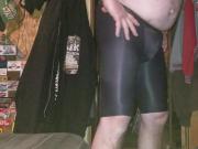 Spandex and diapered as well