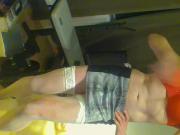Tiggy undressing and wiggling