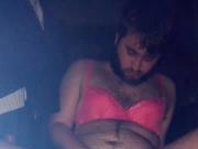 sissy gets wet her pink panties
