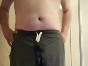 Pee iing in shorts