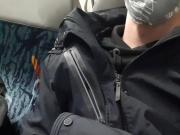 jerking off on the train