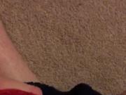 Cumming in girlfriends thong