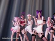 MMD Brown Eyed Girls-Abracadabra KDA Hot Dance 4K UHD 60FPS