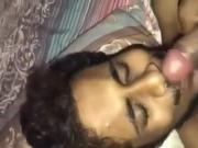 indian guy blows and face cum