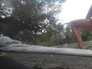 Full movie with Xavier Desmadryl masturbating outdoors.