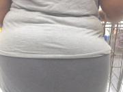 BBW Grey sweats Booty walking