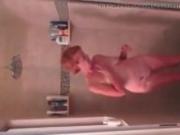 In the shower