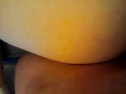 Dripping bbw creampie from behind