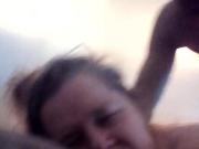 Dirty slut fucks a big cock