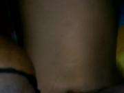 Muscular guy barebacking black tight ass after rimming