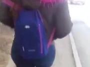 Teen ass Candid