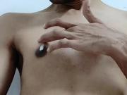 Twink's spit nipple play and huge load