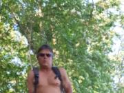 Jerking off at the nudist beach