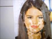 Selena Gomez facial cum tribute