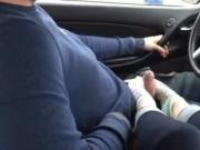 Amazing Toejob in Car with Socks