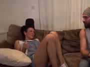 Chav slut fucked by her stepbroter