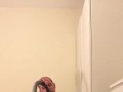 Twat makes love with the vacuum cleaner