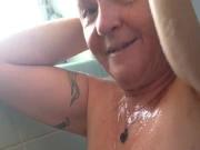 mom's friend in shower