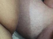 Latina BBW gets fucked while playing with toy