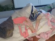 Dirty Panty Cumshot in Bed