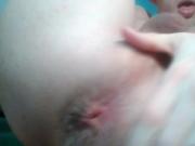 Jerking off pussy