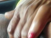 Fingering black granny